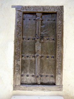 Carved door, Ras al Khaimah fort