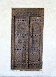 Carved door, Ras al Khaimah fort