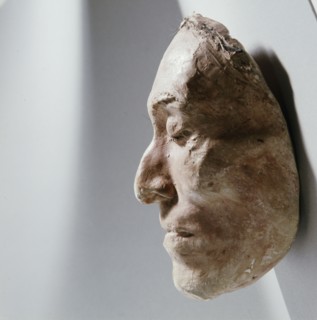 Death mask of Ishi, the last survivor of a small band of Yahi who escaped from a massacre of their people in 1865