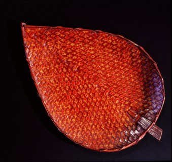 Lacquered bamboo tray used in the tea ceremony