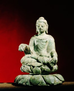 Figure of a Buddha from northern India