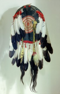Shield made from buffalo hide