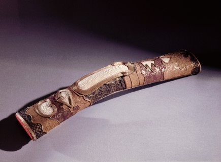 Sword hilt partly covered with same