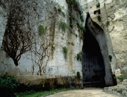Artificial cave known as "The Ear of Dionysios"