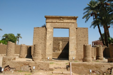 The chapel of Serapis dedicated by the Roman Emperor Hadrian on his birthday in 126 AD