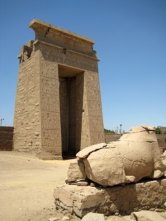 The 10th Pylon which served as the southern entrance to the Precinct of Amun