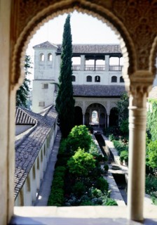 The Generalife Gardens, Alhambra, Granada   Spain
