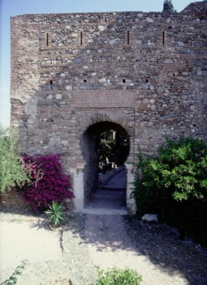 The Alcazaba or citadel of Malaga