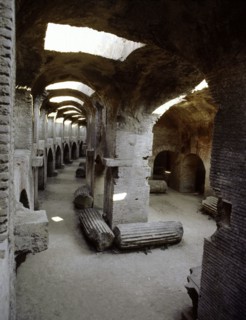 The substructure of the amphitheatre at Pozzuoli