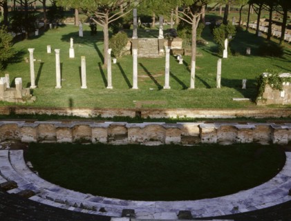 Reconstructed theatre at Ostia