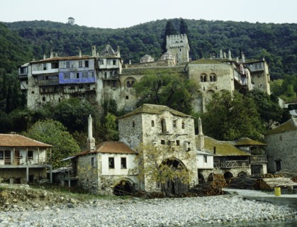 The monastery of Dochiariou, Mount Athos