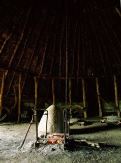 The experimental farm of Little Butser in Hampshire