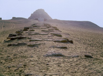 The slipway leading to Sahure's pyramid, Abusir