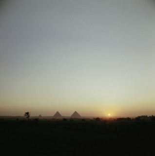 The pyramids at Giza