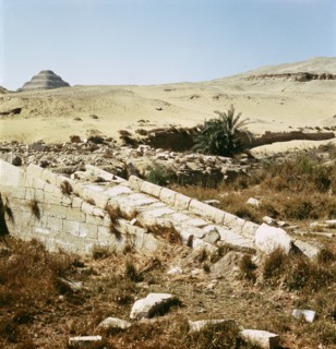 Landing ramp of the valley temple of the 5th dynasty pyramid of Unas