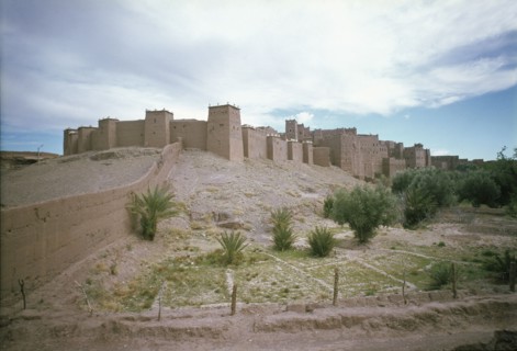 Berber kasbah in the Atlas Mountains