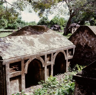 The ruins of Kunduchi, an East African coastal trading settlement built by Arab merchants in the 16th century