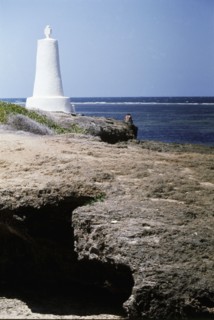 The stone cross erected by Vasco da Gama at Malindi at the time of his voyage to India in 1498