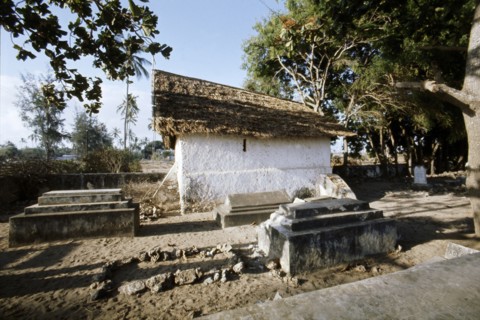 The chapel at Malindi where Francis Xavier buried two Portuguese sailors who died on the voyage to India with Vasco da Gama in 1542