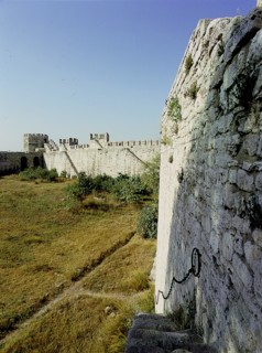 Part the fortifications protecting old Constantinople