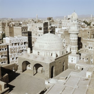 The Qubbat Talhah Mosque, an early C17th mosque in the Ottoman style