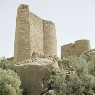Ruins of the ancient dam at Ma'rib