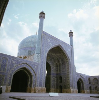 View of the Royal Mosque Masjid-i-Shah at Isfahan