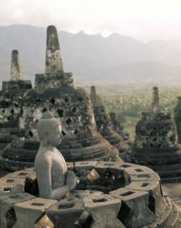 The circular terraces, Borobudur