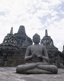 The circular terraces, Borobudur
