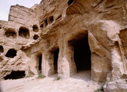 The oldest known example of the Buddhist art rock carving