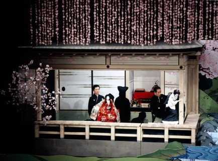 Bunraku performance
