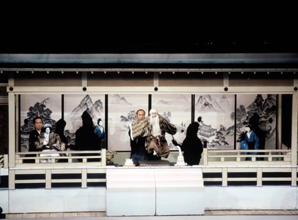 Bunraku performance