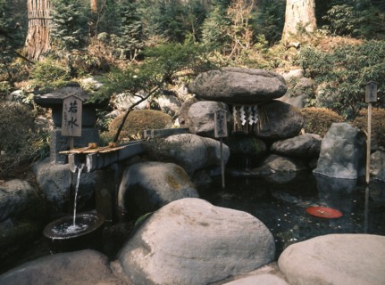 A well in the grounds of Nikko shrine