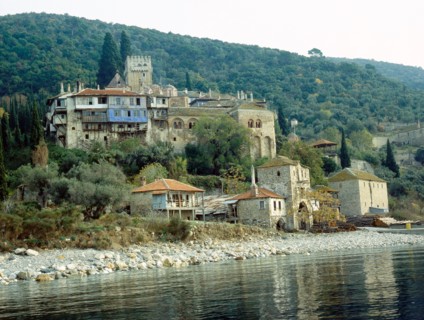 The monastery of Dochiariou, Mount Athos