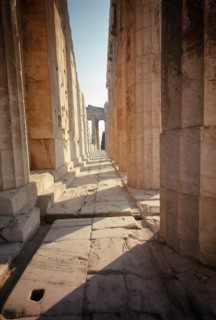 The Parthenon colonnade