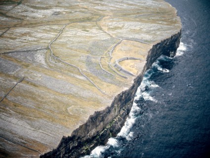 Aerial view of the Fort of Dun Aengus