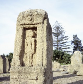 A Tophet (Phoenician graveyard) at Salammbo, the Phoenician port of Carthage