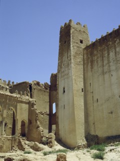 Ait Ben Haddou - the courtyard