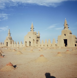 The roof of Djenne mosque