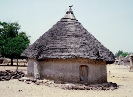 A Kaba-blon (shrine) in Kaba Kangaba which was once the capital of the Malinke kingdom which became the great empire of Mali in the 13th century