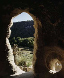 Religious and ceremonial centre at Frijoles canyon