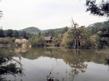 The Zen garden of the Ryoan-ji temple in Kyoto