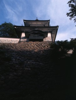 The outer ramparts of the Kanazawa Castle, the country seat of the Maeda family, lords of Kaga