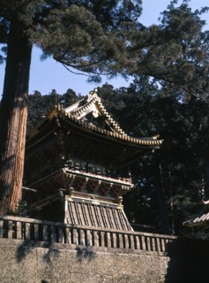 One of the buildings within the shrine of Tosho-gu, Nikko which is dedicated to the deified Ieyasu, the first Tokugawa shogun