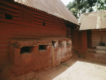 The shrine of Aruosa, the Supreme God, in the palace of Chief Ogiamwen