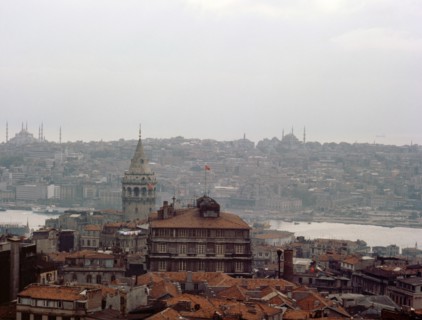 Islamic minarets and domes are prominent features of the skyline of Istanbul, the city founded by Constantine