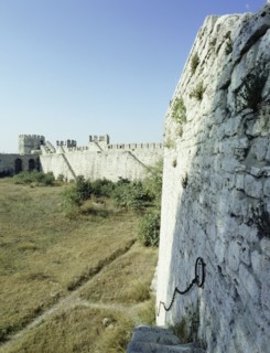 Part the fortifications protecting old Constantinople