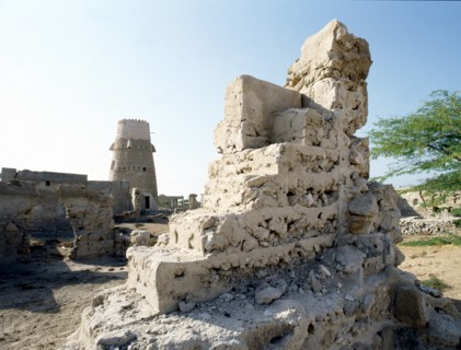 Ruins of a coastal village between Ajman and Sharjah, believed to have been a pearl-fishers colony