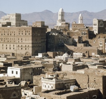 The ancient market in the old city at San'a
