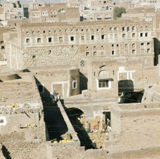 The ancient market in the old city at San'a